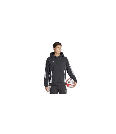 Sweat À Capuche Motif/style 3 Rayures Tiro Homme Noir Adidas