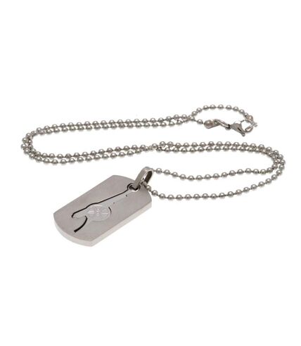Arsenal FC Cut Out Dog Tag And Chain (Metal) (One Size)
