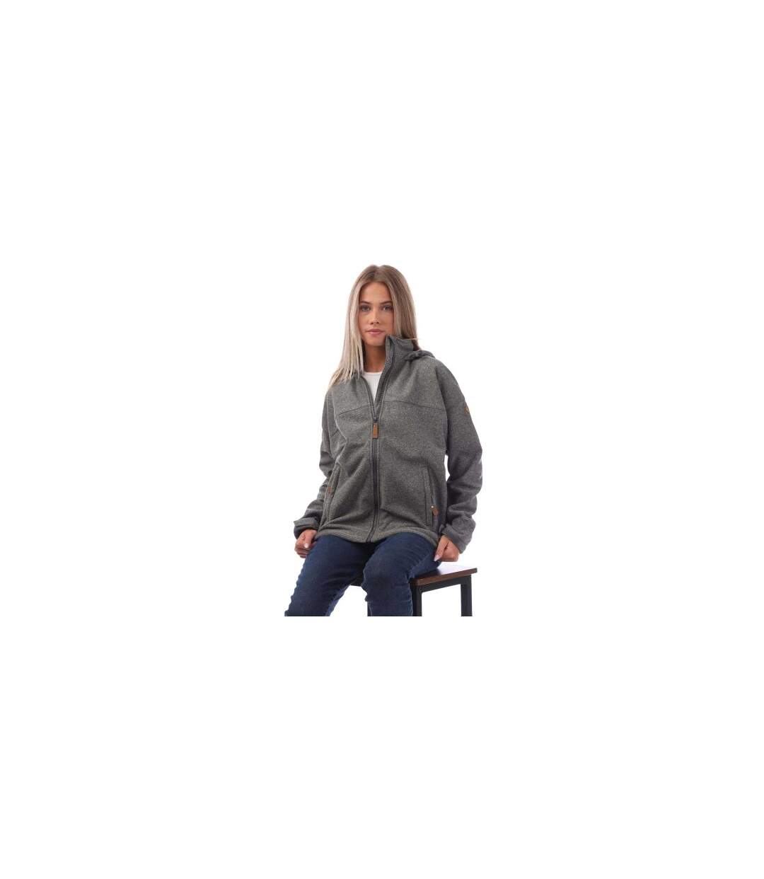 Womens/ladies Rosa Casual Jacket Grey Trespass-1