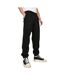 Unisex Adult Premium Combed Cotton Oversized Jogging Bottoms Black Casual Classics-1