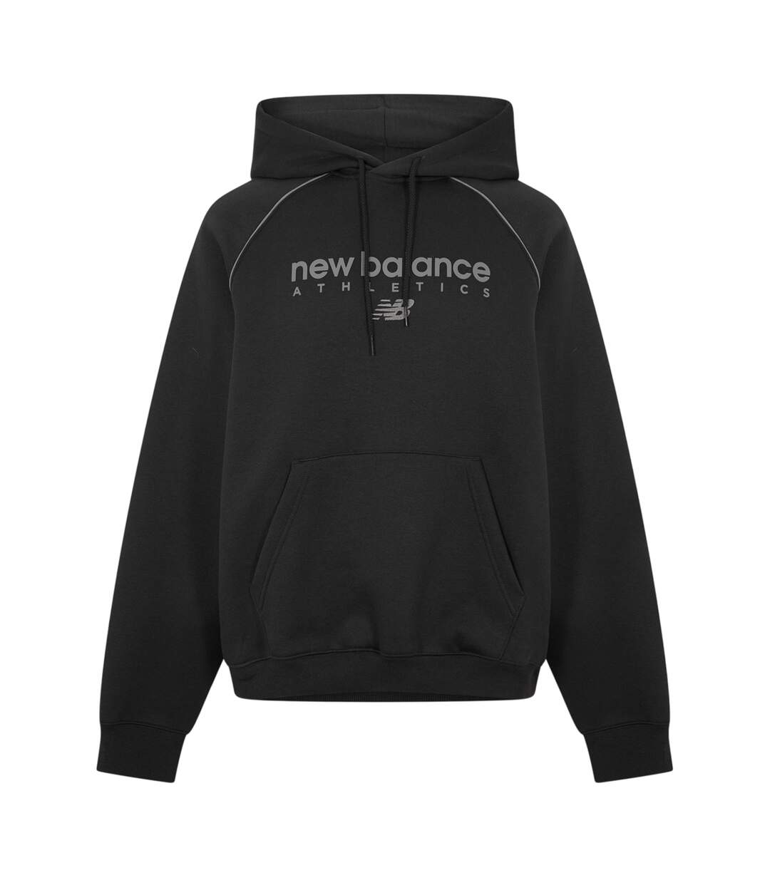 Unisex Adult Relaxed Fit Raglan Sweatshirt Black New Balance-2