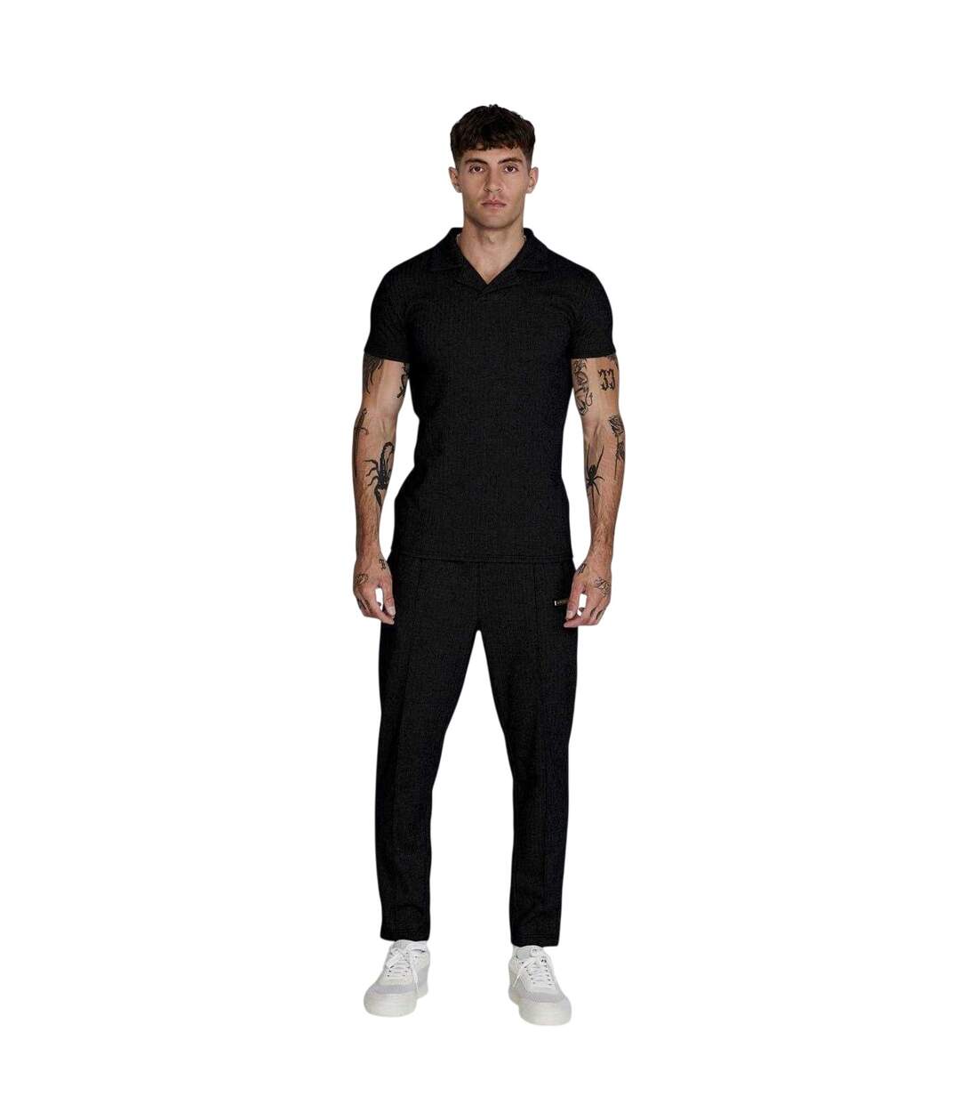 Mens Joggers Black SikSilk-4