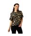 Haut Motif/style Trou De Serrure Femme Marron Noir Biba-1