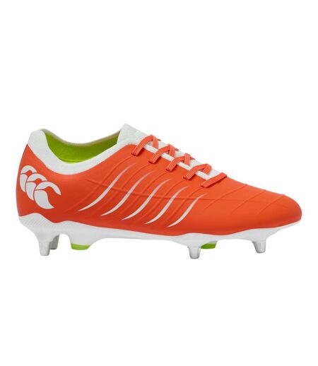 Mens Phoenix 2.0 Pro Soft Ground Rugby Boots Tangerine Tango Canterbury