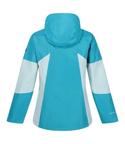 Veste imperméable highton femme bleu tahoe / turquoise délavé Regatta