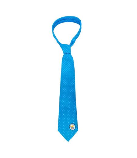Manchester City FC Unisex Adult Patterned Tie (Sky Blue) (One Size) - UTTA11838