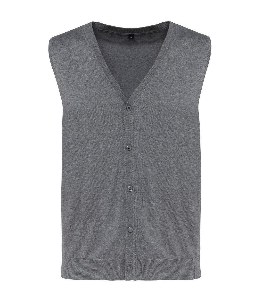 Gilet sans manches homme - PK904 - gris chiné heather-1