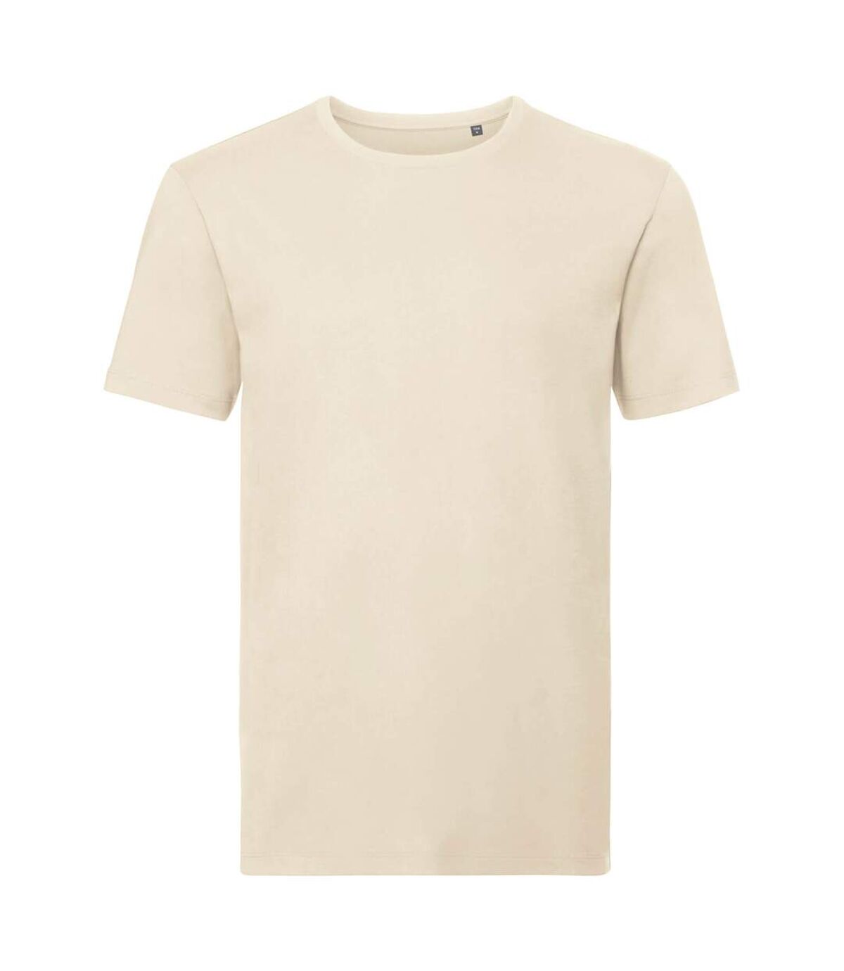Russell Mens Organic Short-Sleeved T-Shirt (Natural)