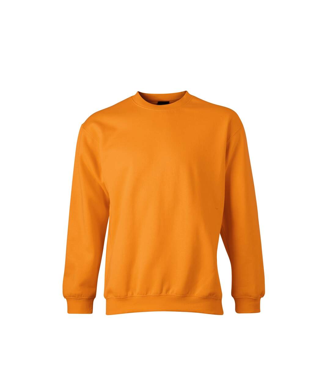 Sweat-shirt col rond - JN040 - orange - mixte homme femme
