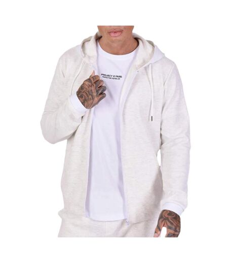 Sweat zippé blanc homme project x paris 2230164 - l