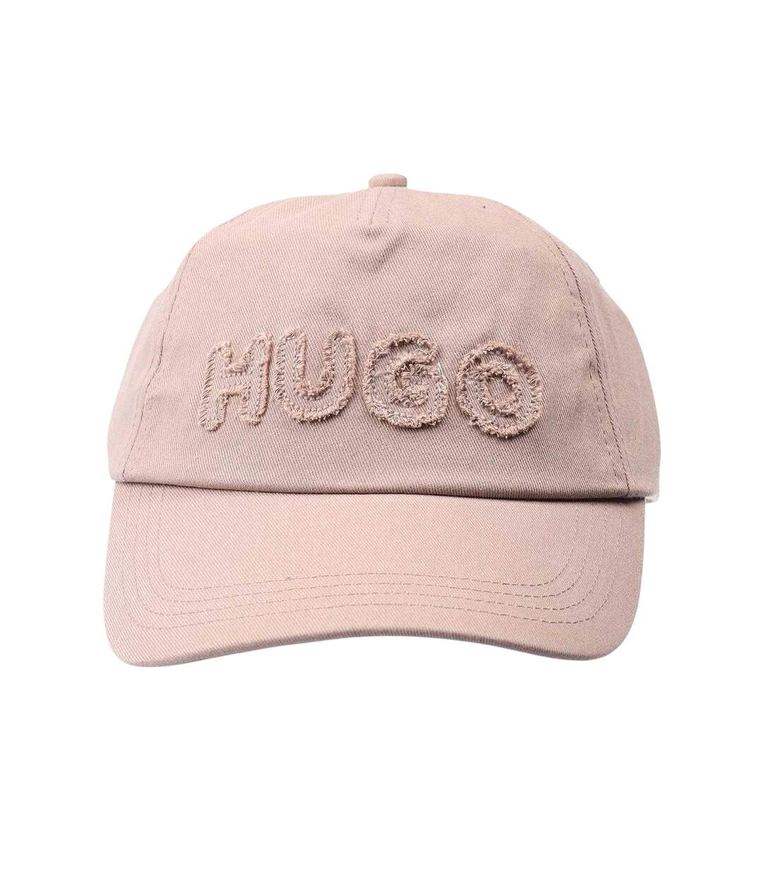 Casquette De Baseball Décontracté Motif/style Bord Brut Cara-fr Femme Beige Hugo-1