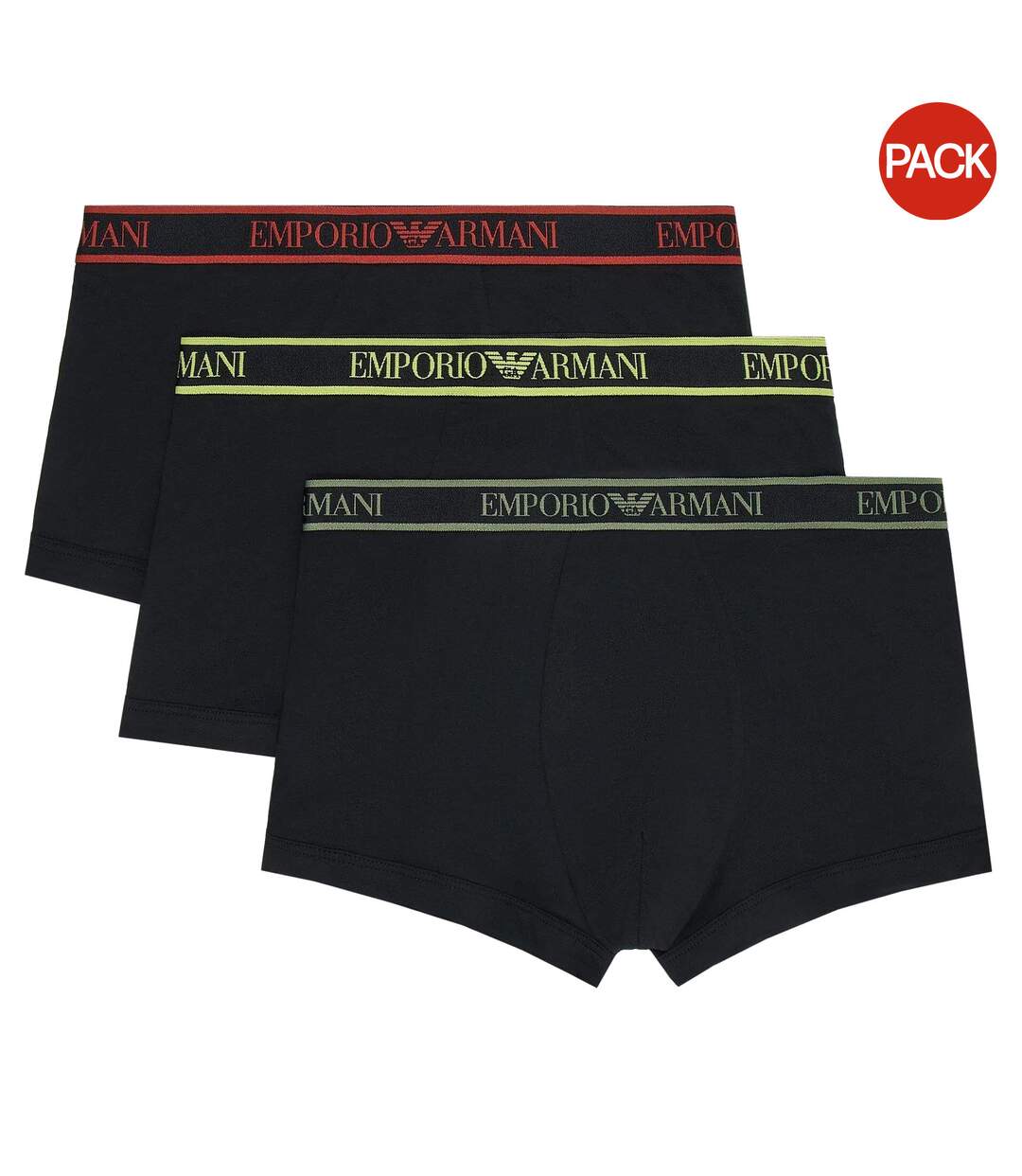 Boxers homme noir Emporio Armani-1