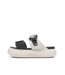 Claquettes beige/noire femme puma suede-1
