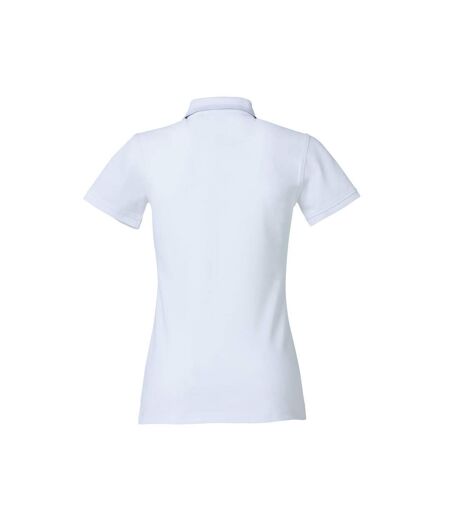 Polo Heavy Premium Femme Blanc Clique