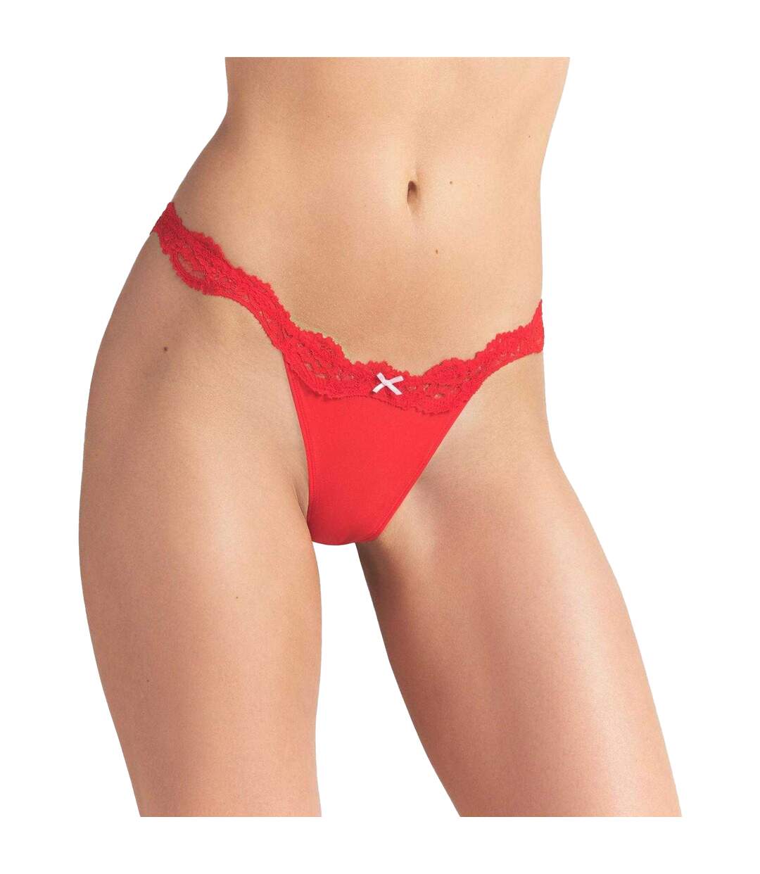 Pack Of 5  Womens/ladies Hearts Lace String Thong  Multicoloured Skims-3
