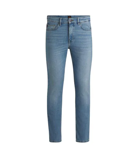 Mens Delaware Denim Slim Jeans Bright Blue Boss