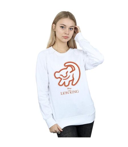 Disney - Sweat THE LION KING CAVE DRAWING - Femme (Blanc) - UTBI12869