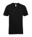 Gildan Premium - T-shirt à col V - Homme (Noir) - UTBC3483