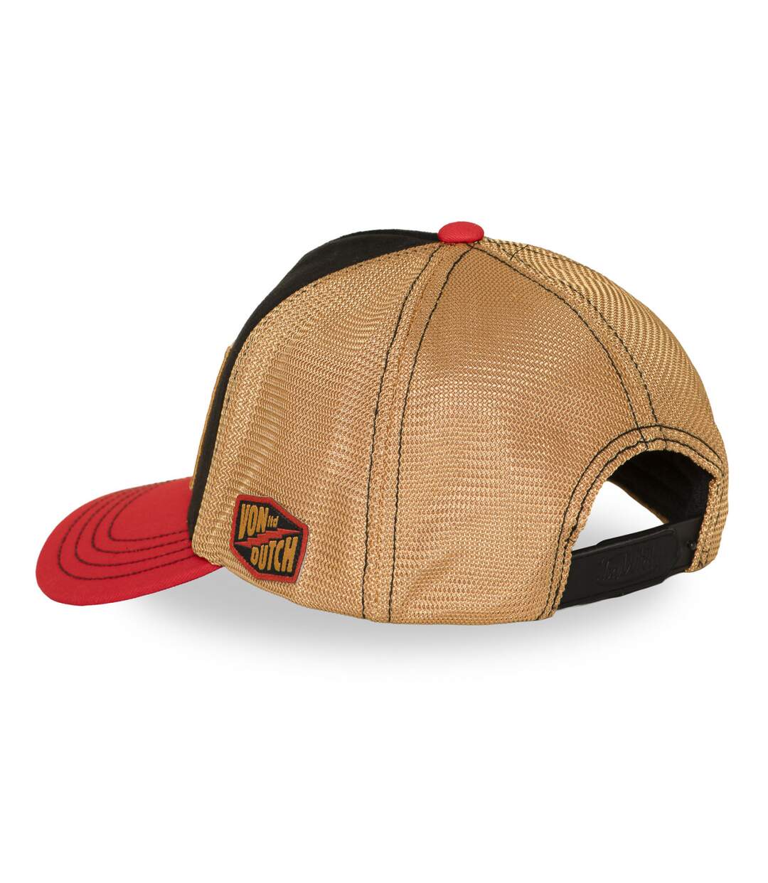 Casquette baseball premium en velours avec filet & écusson Wild Tiger Vondutch-5