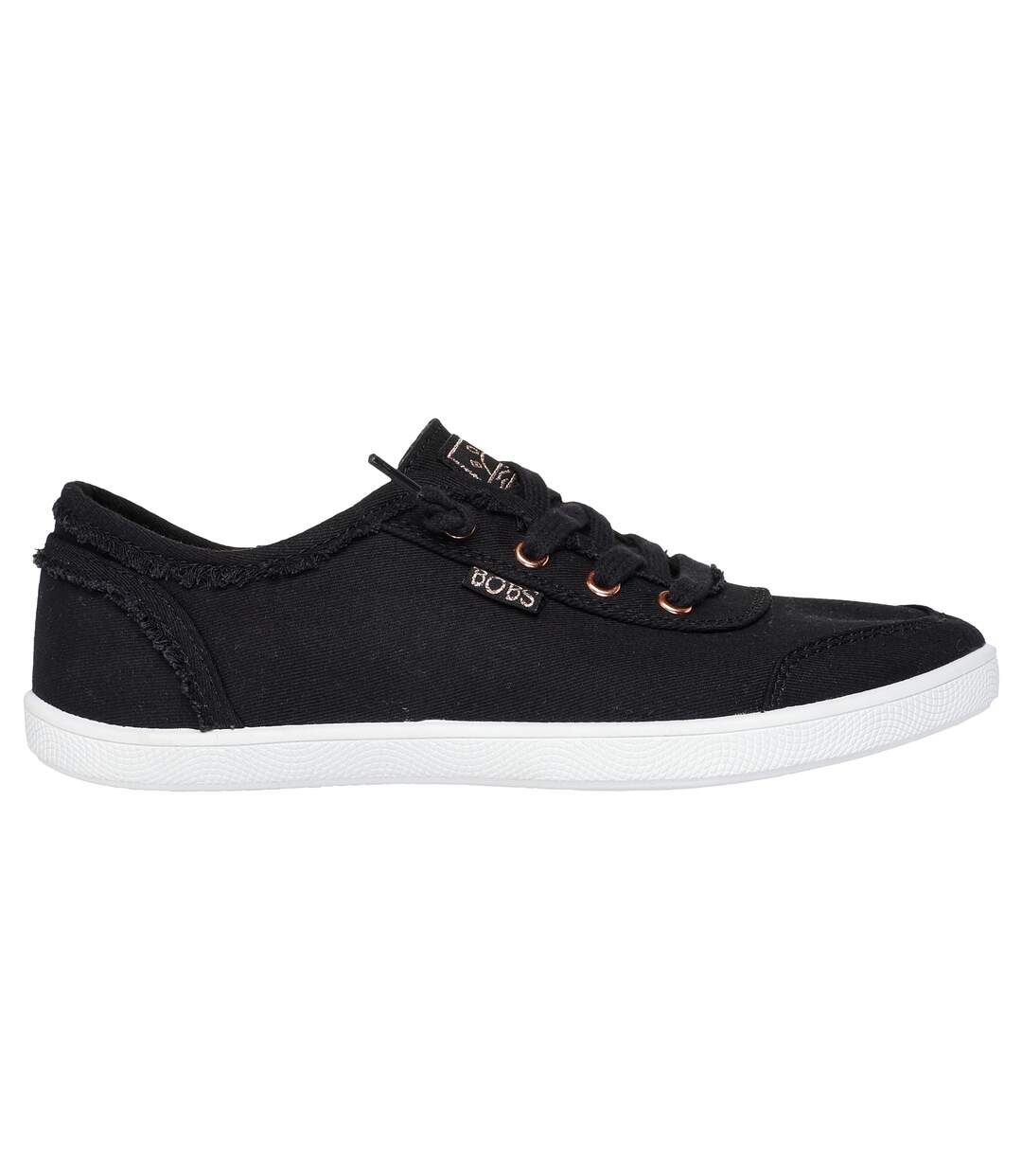Womens/ladies Bobs B Cute Trainers Black Skechers-3