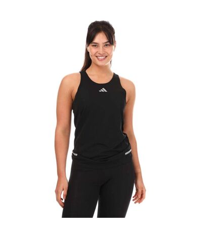Womens/ladies X-city Cooler Strappy Tank Top Black Adidas