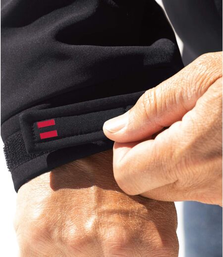 Blouson Softshell Doublé Polaire Noir 