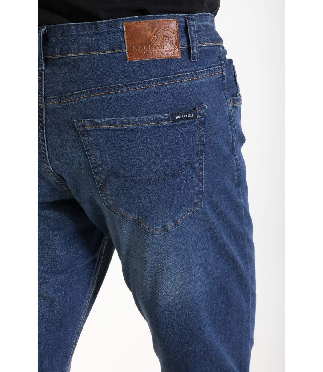 Jeans RL80 Fibreflex® brossé coupe droite ajustée 'Rica Lewis'-5