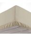 Drap Housse en Coton Linette 160x200cm Lin-1