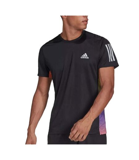 T-Shirt noir homme adidas own - l