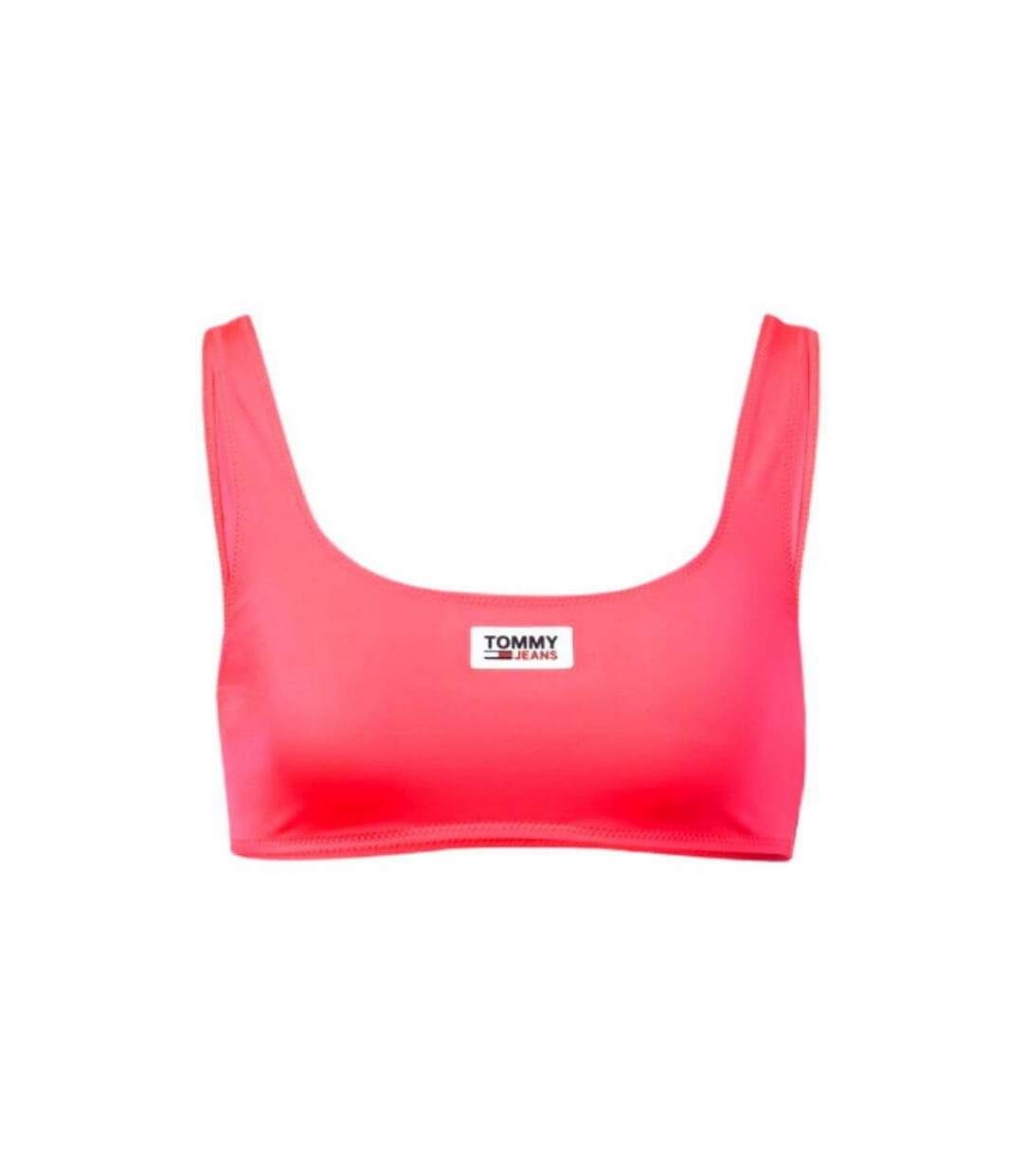 Haut De Maillot De Bain Motif/style Logo Femme Rose Tommy Jeans-1