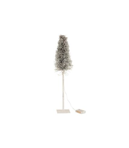 Statuette Déco Led Arbre de Noël 58cm Blanc