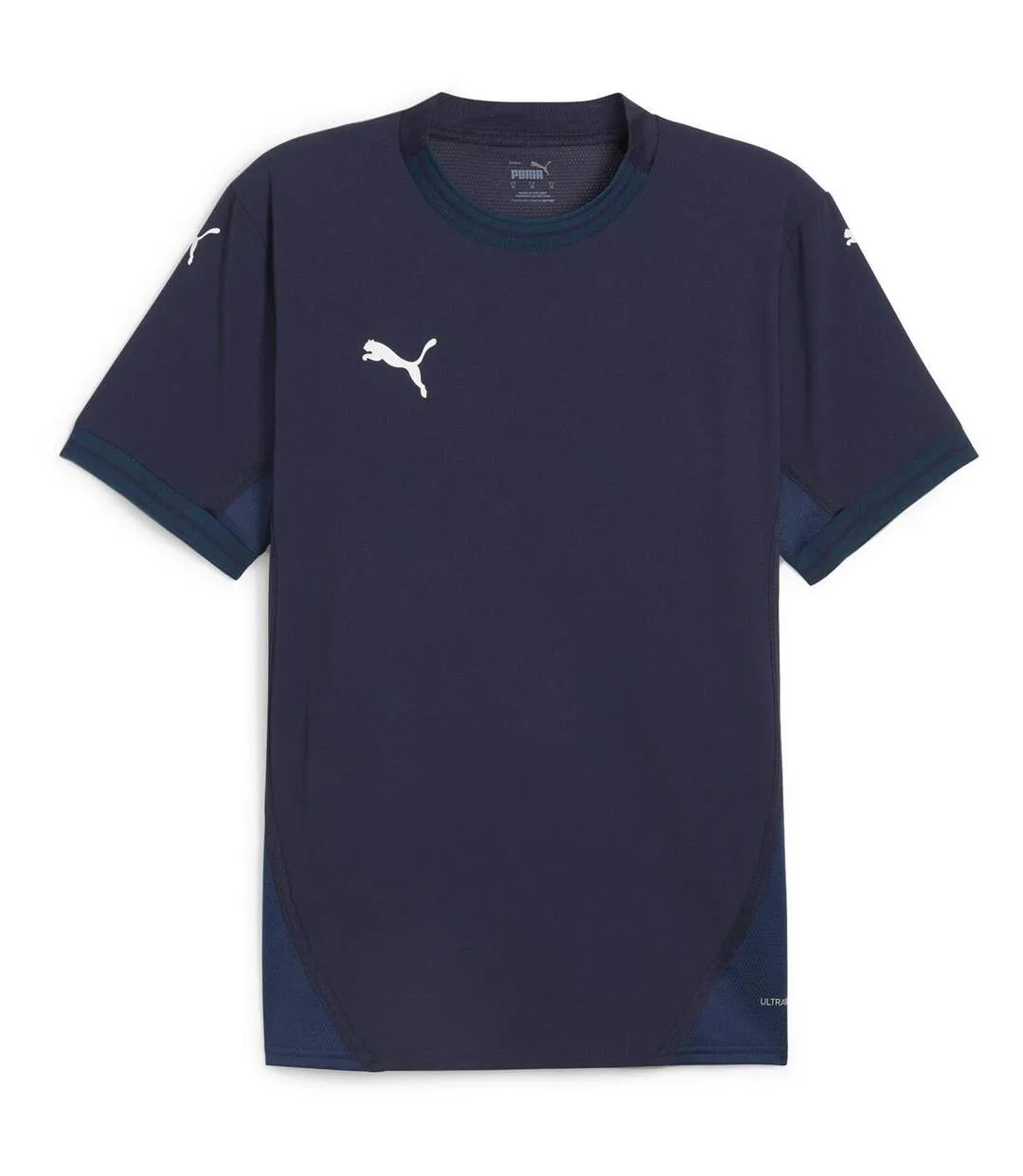 Mens Teamfinal Jersey T-shirt Navy White Blue Puma-1