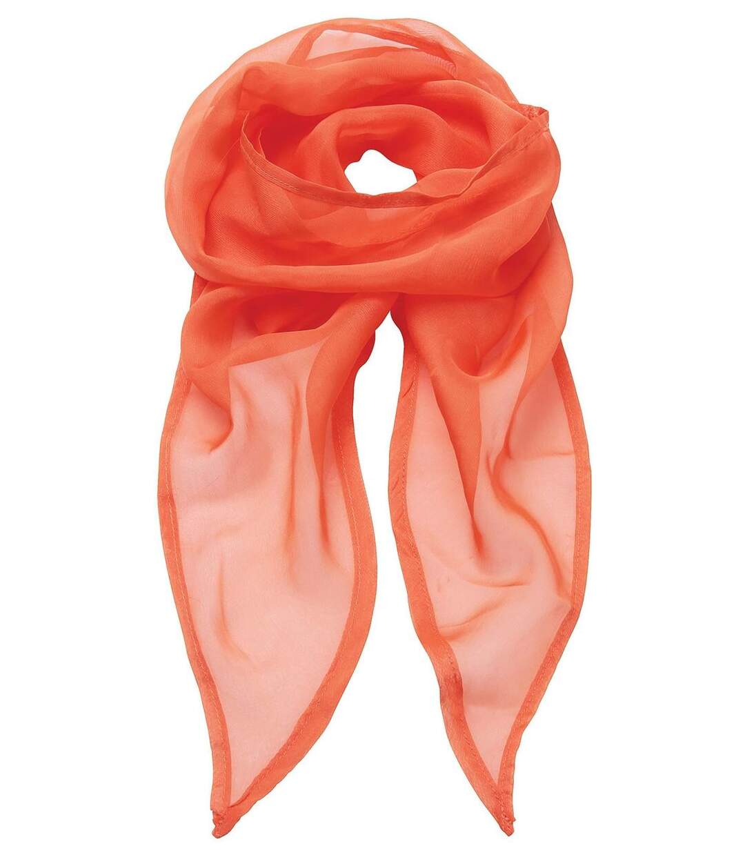 Foulard mousseline - PR740 - orange-1