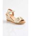 Sandales compensées cuir largeur confort chic-1