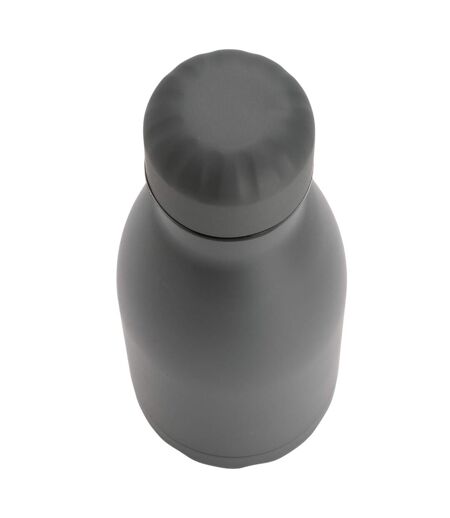 Stainless steel 260ml water bottle one size grey XD Collection