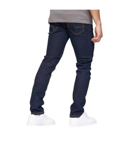 Jean Buraca Homme Indigo Crosshatch