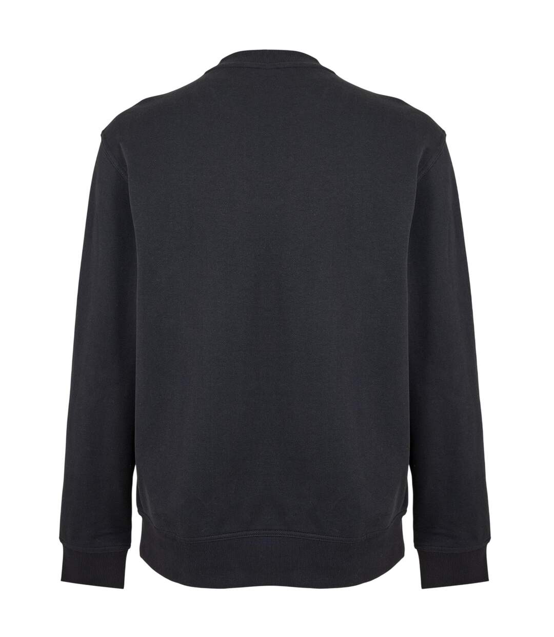 Mens Wesmallcrew Logo Sweatshirt Black Boss-2