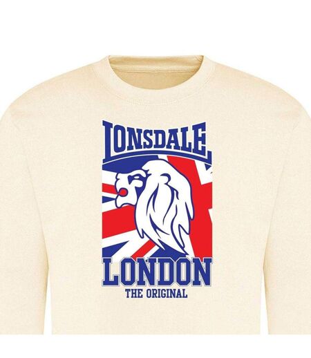 Sweat Motif/style Logo Adulte Vanille Lonsdale