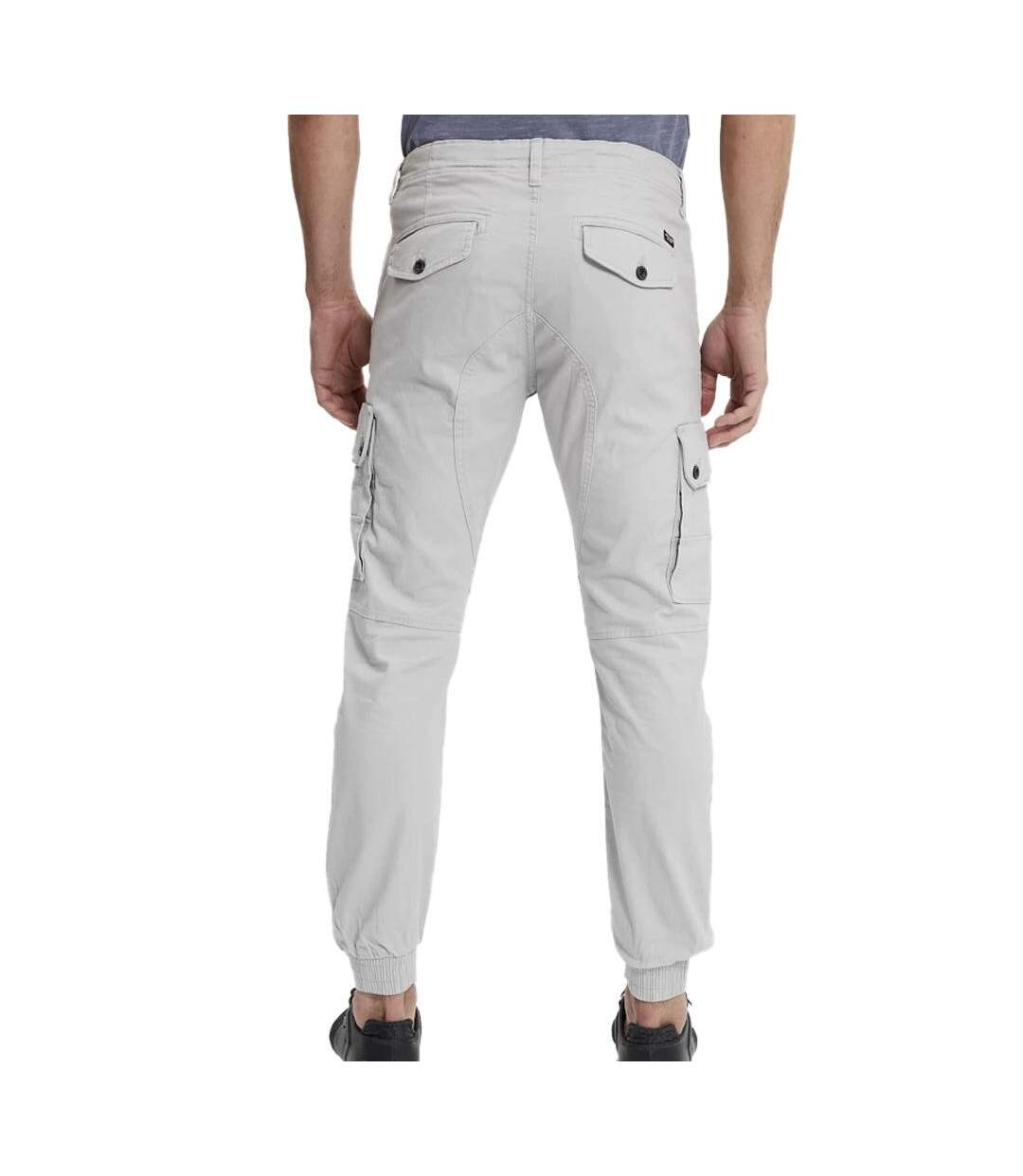 Pantalon fluide gris clair homme jack & jones paul-2