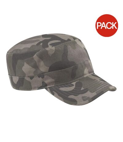 Lot De 2  Casquettes À Motif Camouflage Adulte Camouflage Champs Beechfield