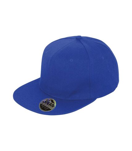 Result Headwear Bronx Original Flat Peak Snapback Cap (Sapphire Blue)