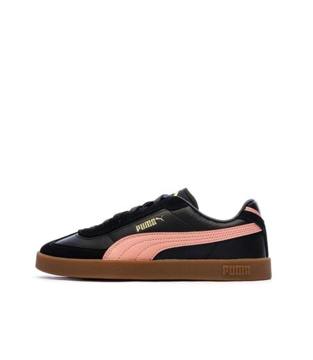 Baskets noires/roses femme puma club ii era
