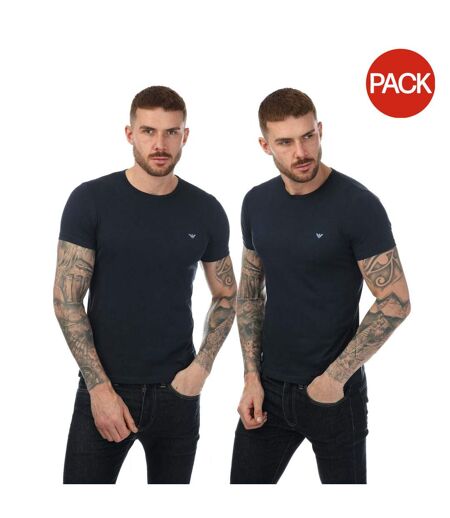 T-shirts homme bleu marine Emporio Armani