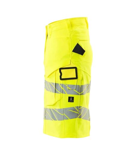 Womens/ladies Accelerate Safe High-vis Fitted Skirt Yellow Mascot