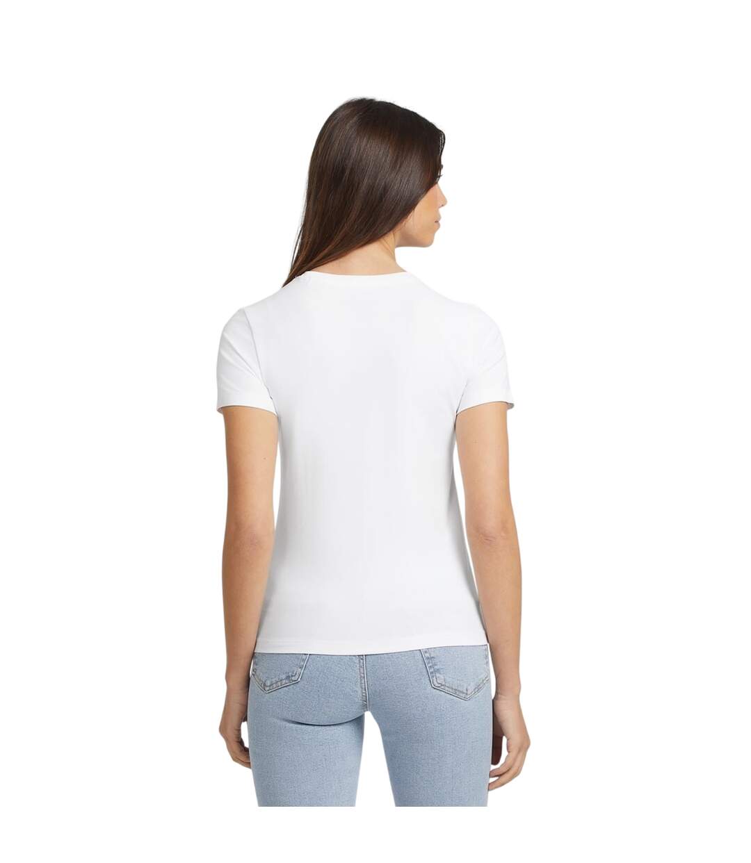 T-shirt Motif/style Imprimé Graphique Gj American Femme Blanc Pur Guess-2