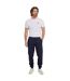 Mens Cuffed Jogging Bottoms Navy Raging Bull-1