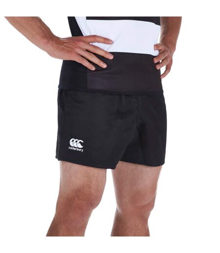 Mens Professional Polyester Shorts Black Canterbury