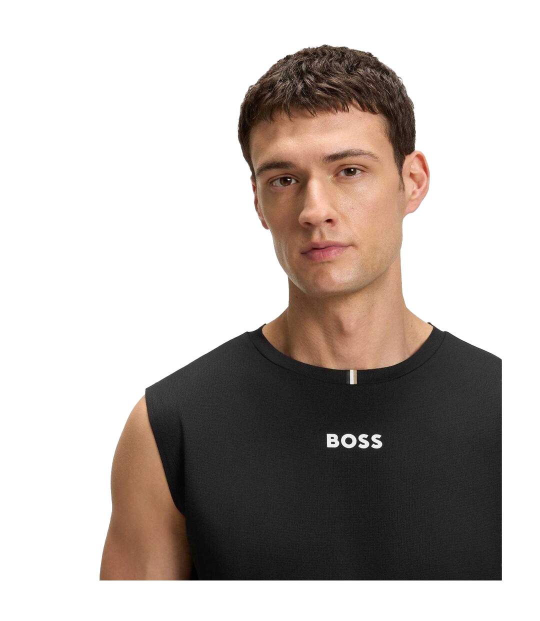 Mens Active Quick Dry Tank Top Black Boss-4