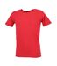 T-shirt Rouge Homme Teddy Smith Turos - XS