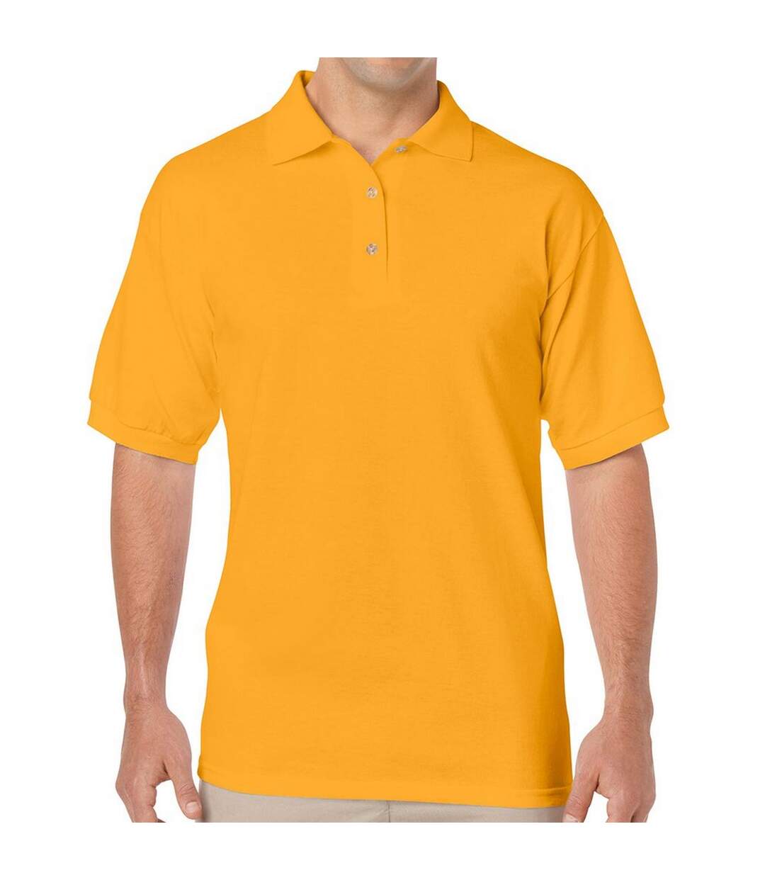 Polo Adulte Jaune Or Gildan-1